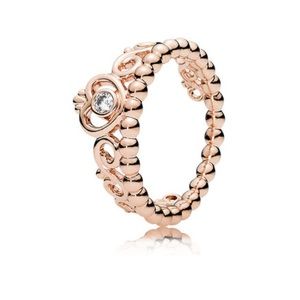 Pandora Rose Gold Princess Ring